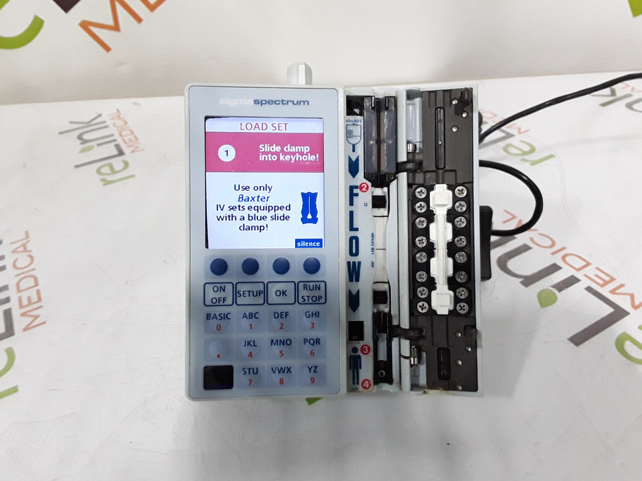 Baxter Sigma Spectrum 6.05.14 with B/G Battery Infusion Pump