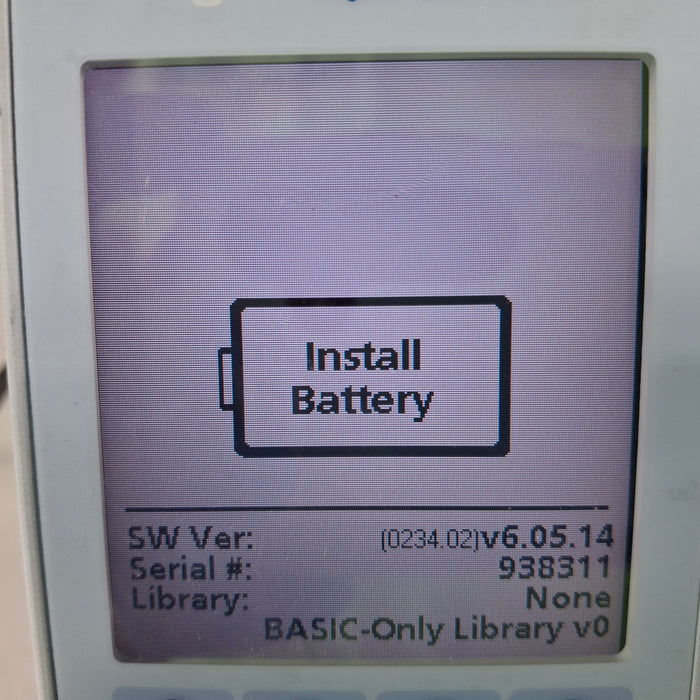 Baxter Sigma Spectrum 6.05.14 without Battery Infusion Pump