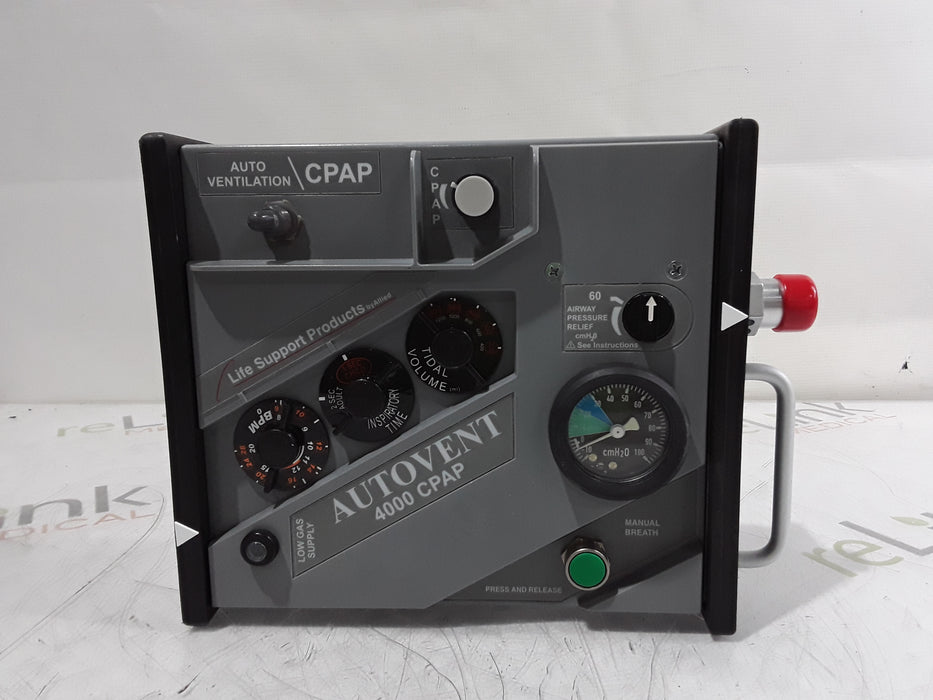Life Support Products Autovent 4000 CPAP Ventilator