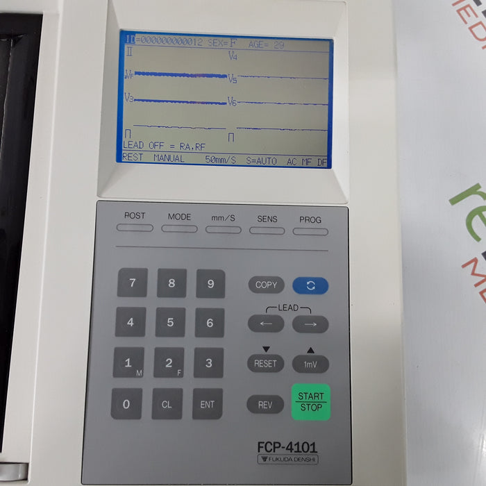 Fukuda Denshi Auto Cardiner FCP-4101AN Electrocardiogram Analyzer