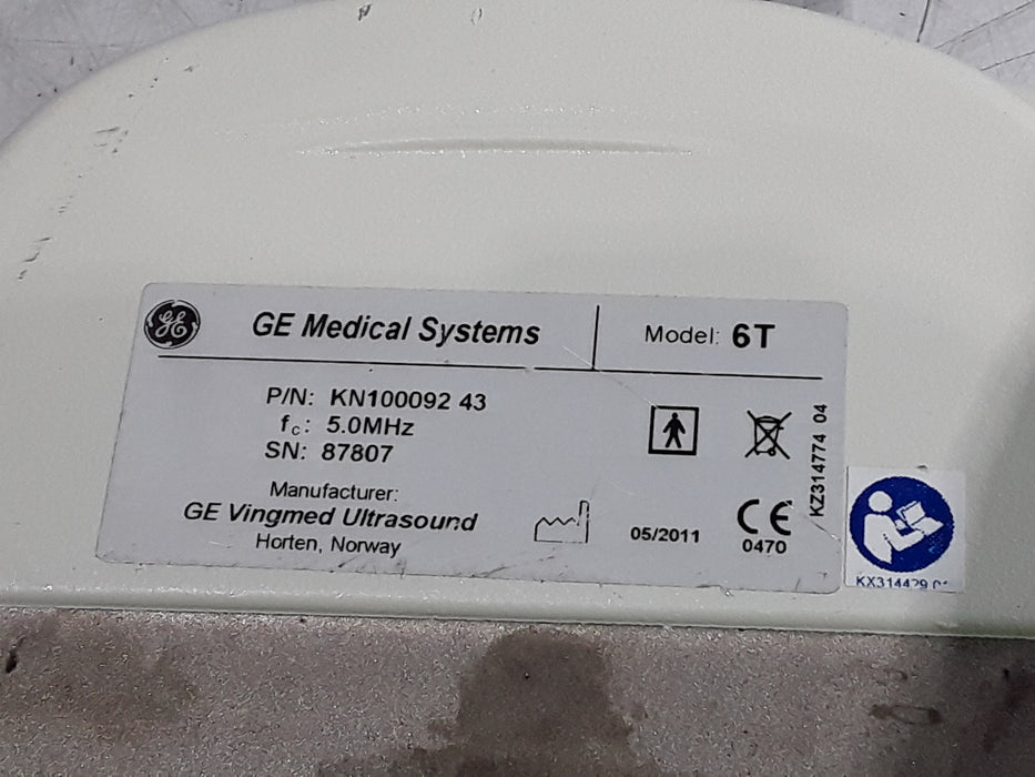 GE Healthcare 6T Transesophageal TEE Probe Transducer
