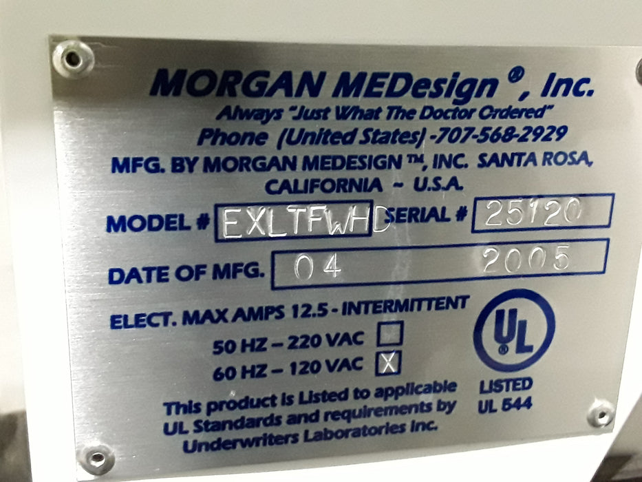 Morgan MeDesign, Inc. EXLTFWHD Table