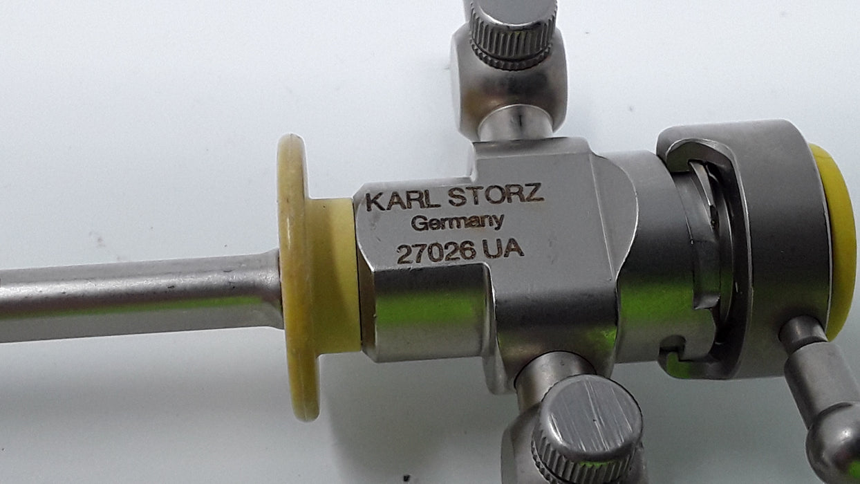 Karl Storz 27026 UA Sheath and 27026 UO Obturator 17FR