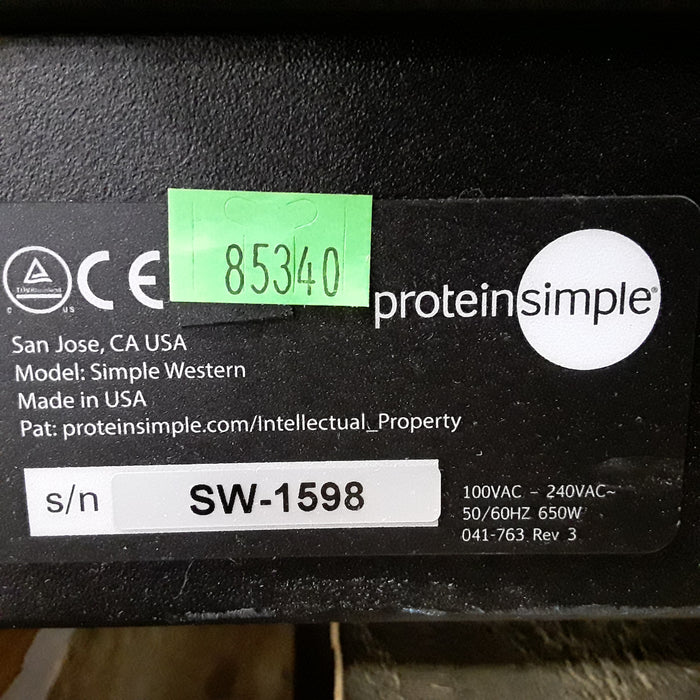 Protein simple Simon Simple Western System