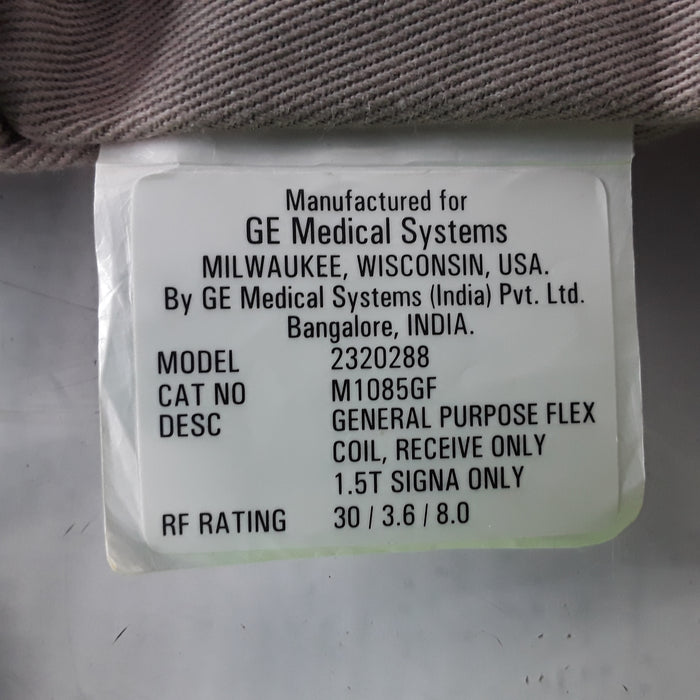 GE Healthcare Signa 1.5T Flex Coil 2320288 Flex Coil