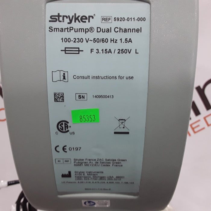 Stryker SmartPump Dual Channel Tourniquet