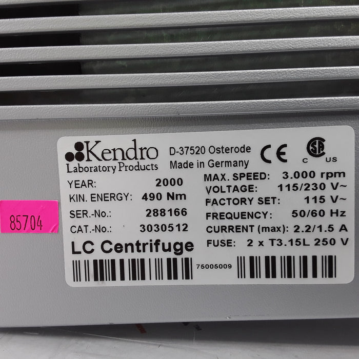 Kendro Labs Roche LC Carousel Centrifuge