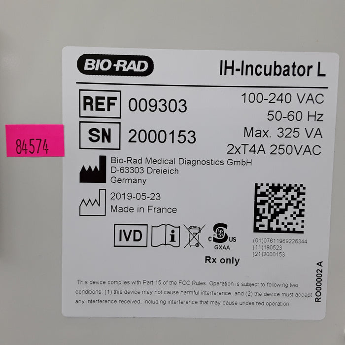 Bio-Rad IH-Incubator L Lncubator