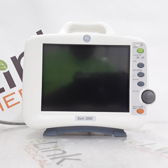 GE Healthcare Dash 3000 - GE/Nellcor SpO2 Patient Monitor