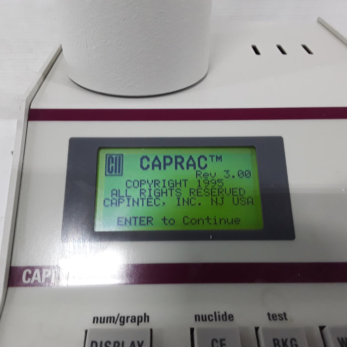 Capintec Caprac Wipe Test Counter