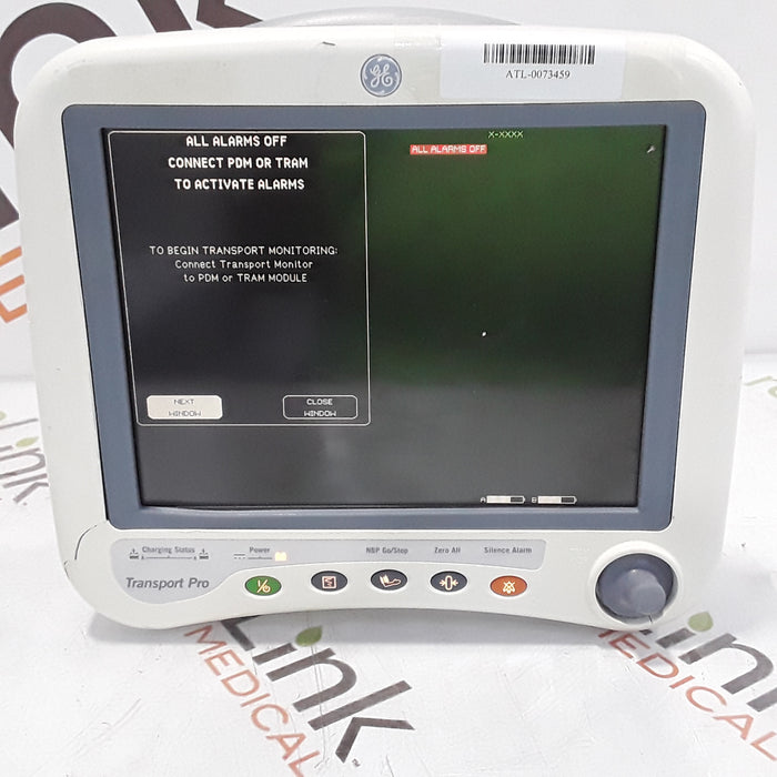 GE Healthcare Transport Pro Patient Monitor