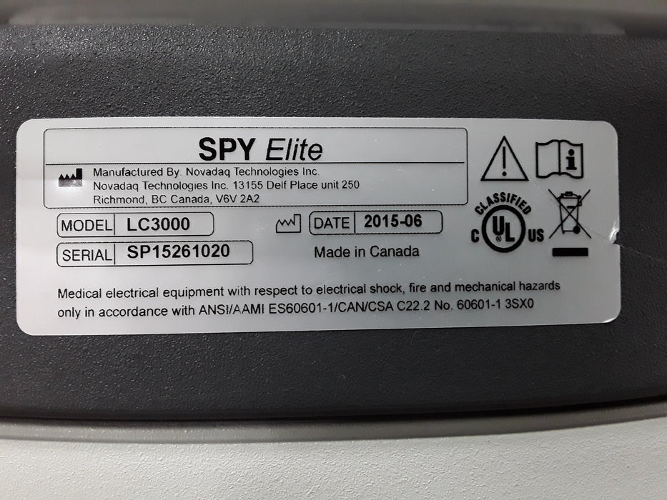 Stryker LC3000 Spy Elite Fluorescence Navigation System