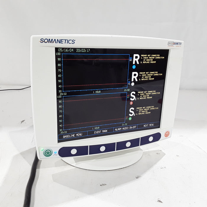 Somanetics Invos 5100C Cerebral Oximeter Monitor