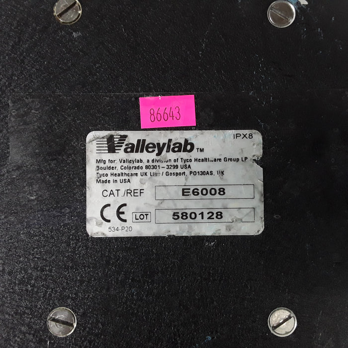 Valleylab E6008 Monopolar Electrosurgical Footswitch