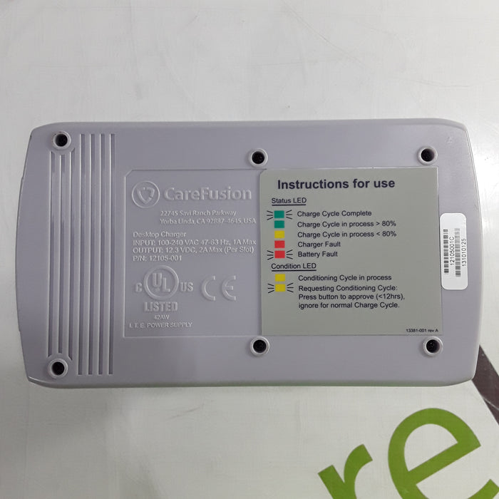CareFusion ReVel Battery Charger w/ Batteries