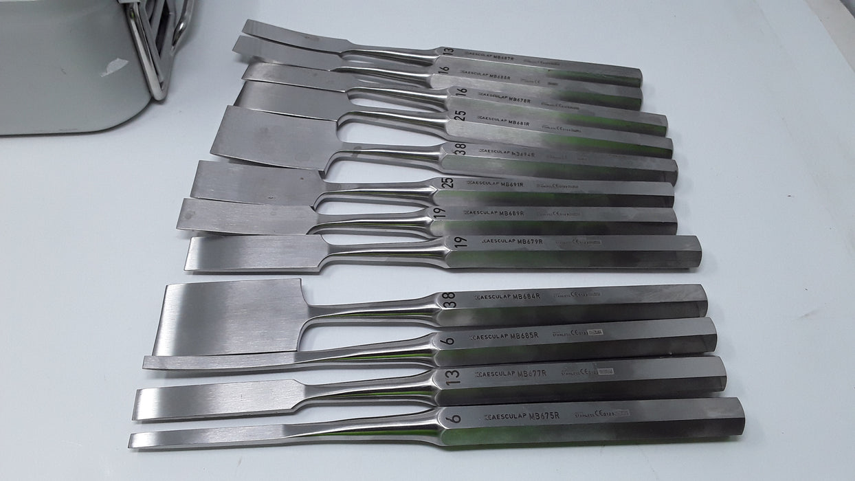 Aesculap, Inc. Surgical Hibbs Osteotome Set