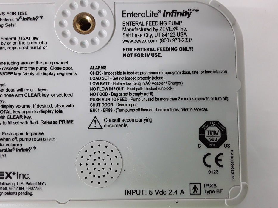 Moog Medical Enteralite Infinity Enteral Feeding Pump