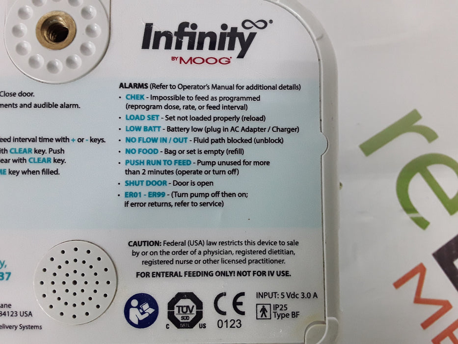 Moog Medical Infinity Enteral Feeding Pump