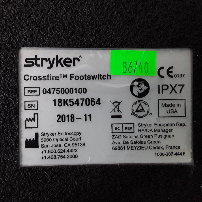 Stryker Crossfire Footswitch