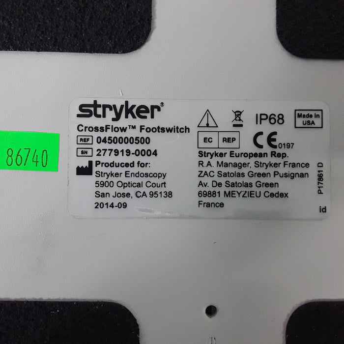 Stryker Crossflow Foot Switch