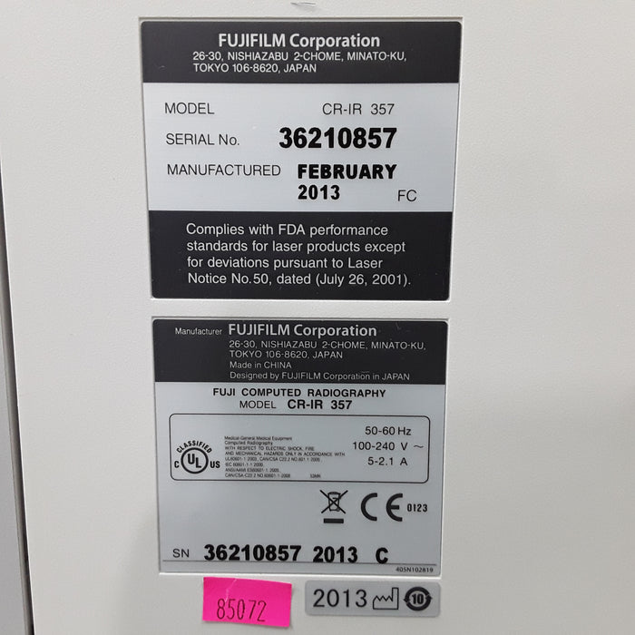 Fujifilm PCR Eleva S CR Reader