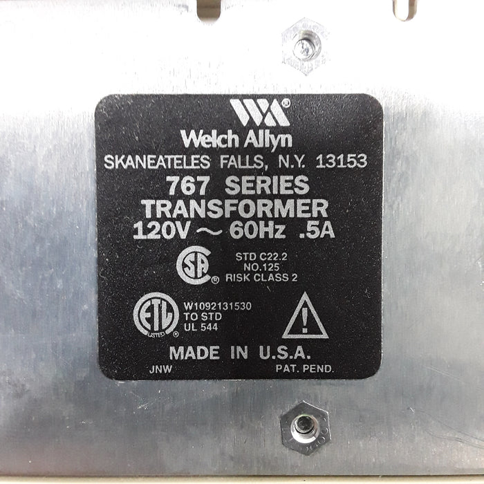 Welch Allyn 767 Series Transformer without Heads