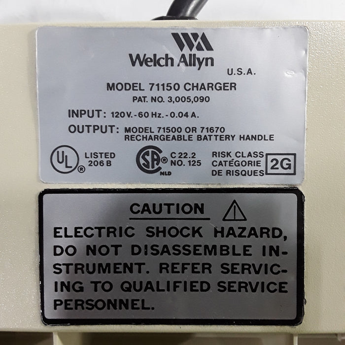 Welch Allyn 71150 Charger