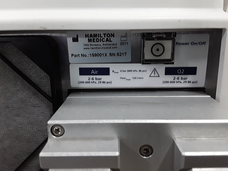 Hamilton Medical Inc G5 Ventilator