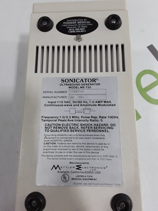 Mettler Electronics Sonicator 720 Ultrasonic Cleaner