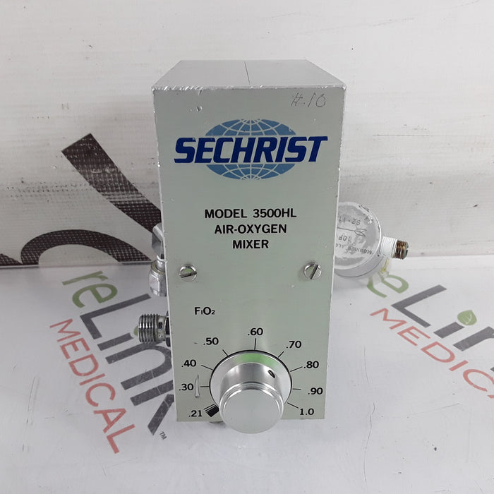 Sechrist 3500HL Air-Oxygen Mixer
