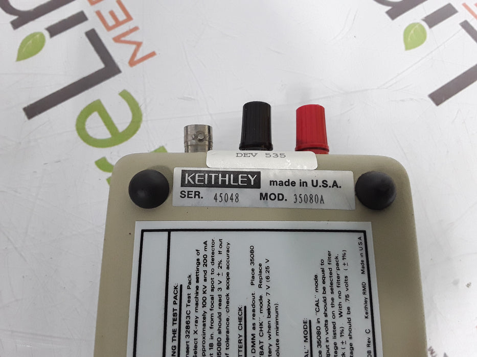 Keithley Instruments 35080A kVp Divider Xray Meter