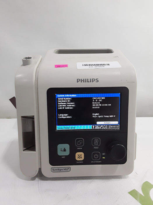Philips SureSigns VS2+ Vital Signs Monitor