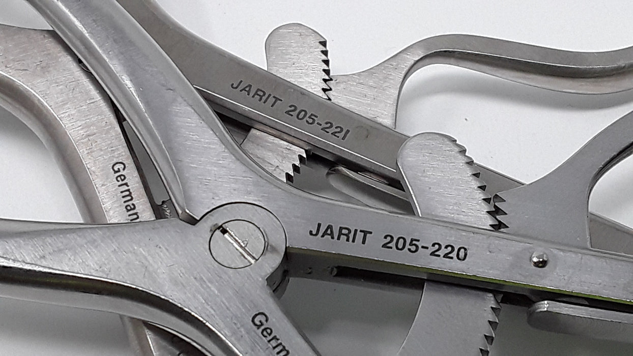 Jarit 205-220 & 205-221 Blunt and Sharp Beckman-Adson Retractor Set