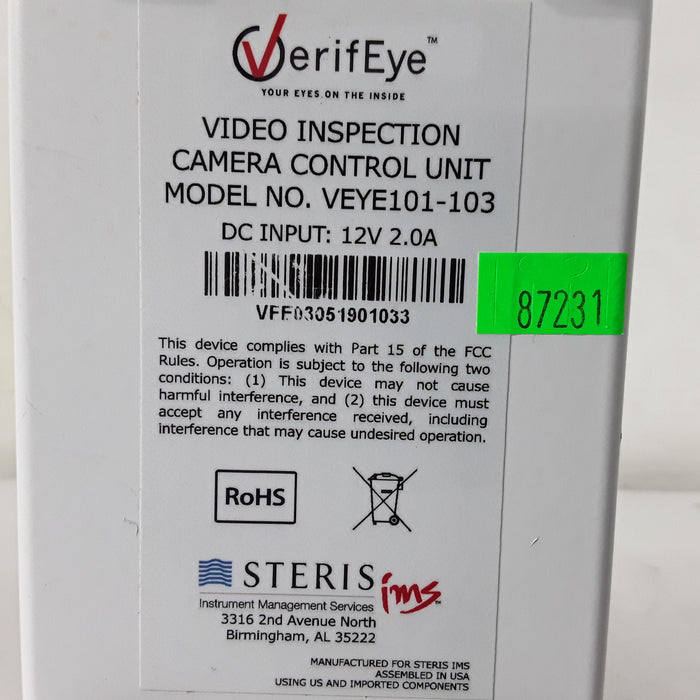 Steris VerifEye Video Inspection Camera Control Unit