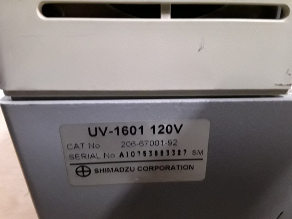 Shimadzu UV-1601 UV Visible Spectrophotometer