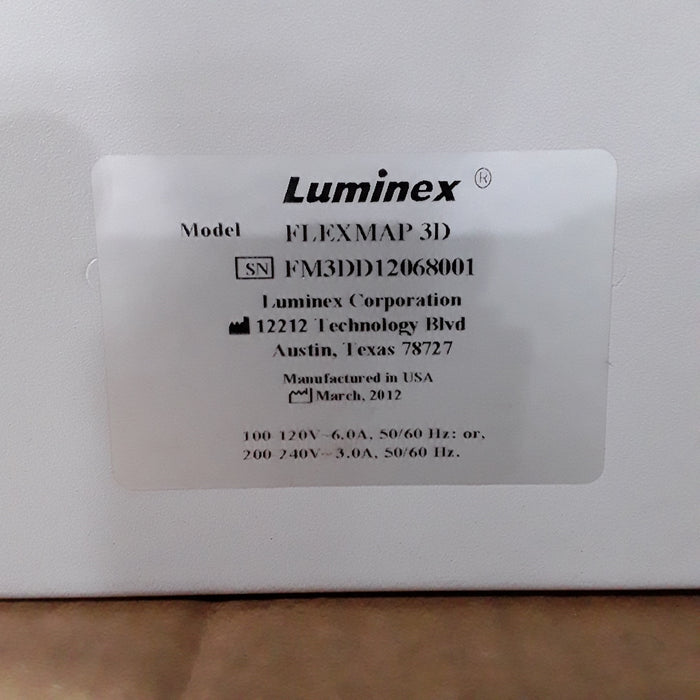 Luminex Corporation FlexMap 3D Multiplexing Platform