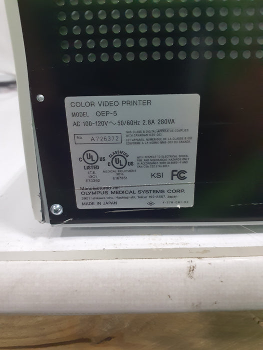Olympus Olympus OEP-5 Color Video Printer Flexible Endoscopy reLink Medical
