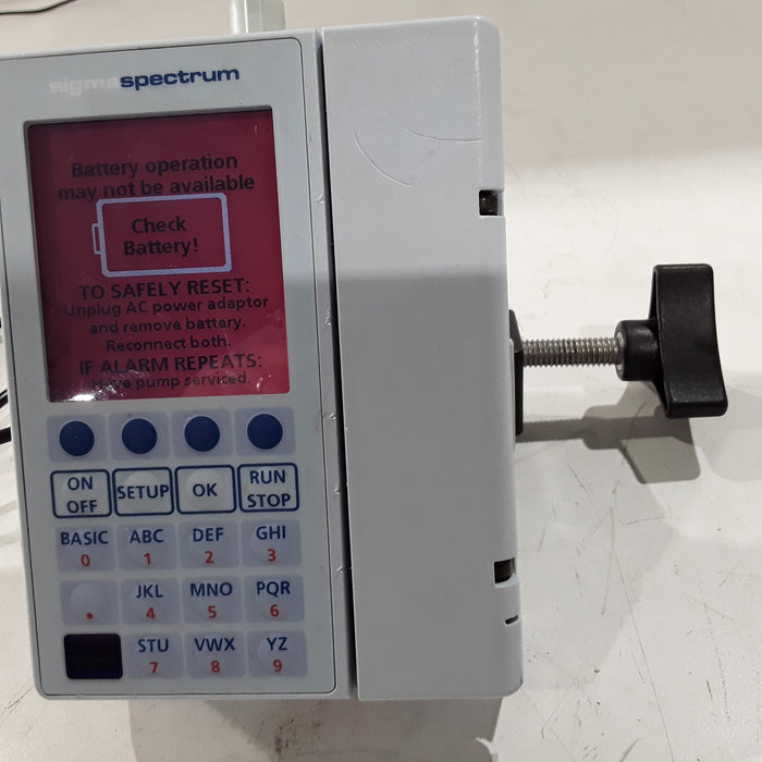 Baxter Sigma Spectrum with B/G Battery Infusion Pump