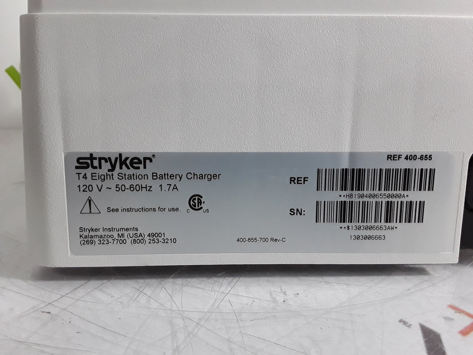 Stryker 400-655 T4 Eight Station Battery Charger