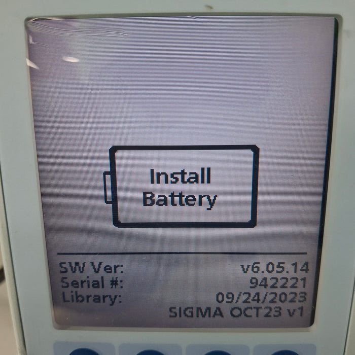 Baxter Sigma Spectrum 6.05.14 without Battery Infusion Pump