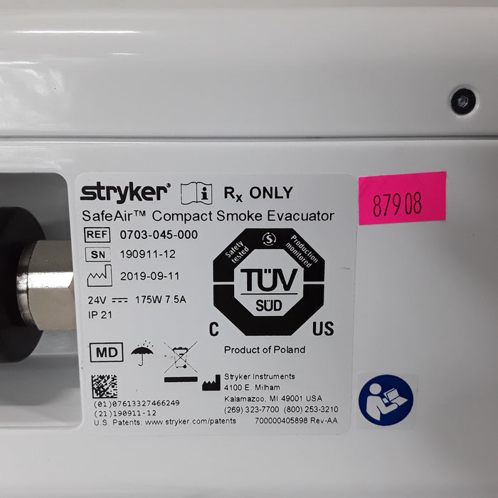 Stryker SafeAir Compact Smoke Evacuator