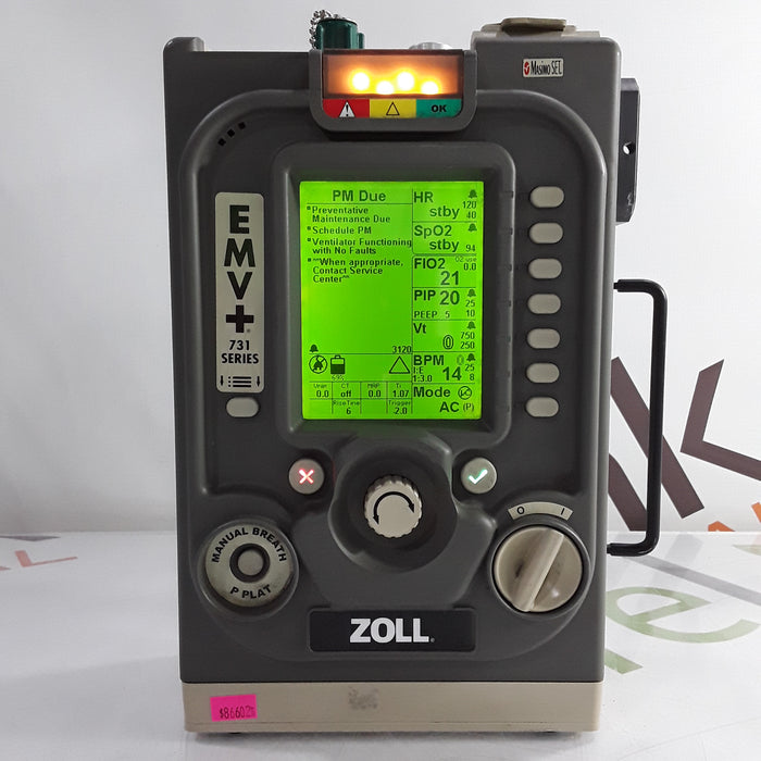 Zoll Impact Uni-Vent 731 EMV+ Ventilator