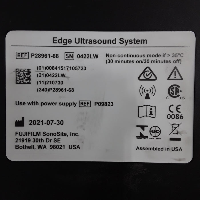 Sonosite Edge Ultrasound