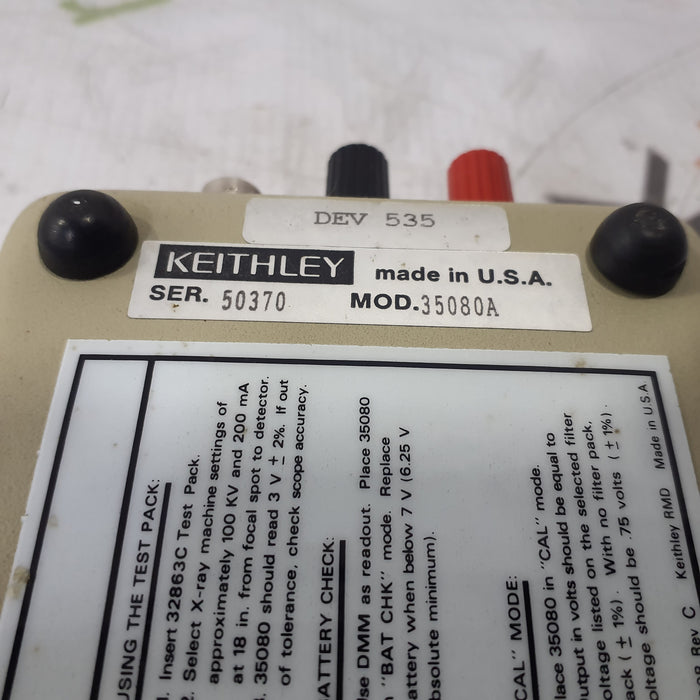 Keithley Instruments 35080A kVp Divider Xray Meter