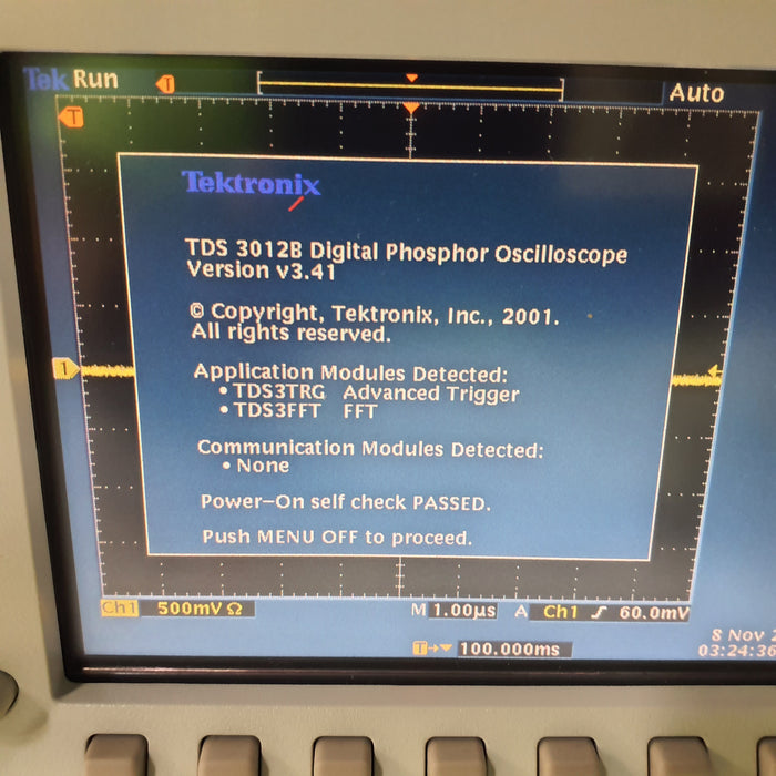 Tektronix TDS 3012B Digital Phosphor Oscilloscope