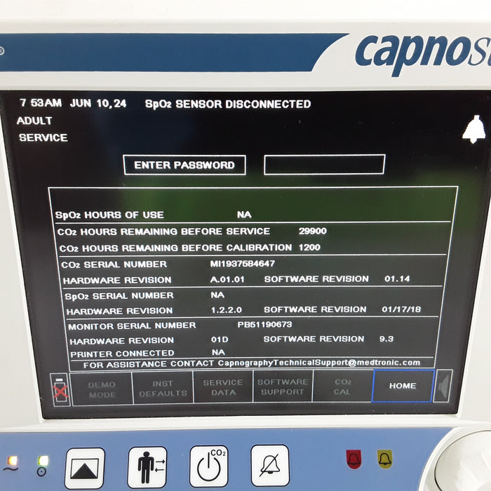 Oridion Capnostream 20P Capnography Monitor
