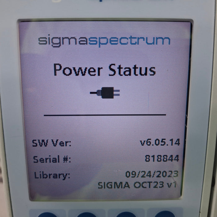 Baxter Sigma Spectrum 6.05.14 without Battery Infusion Pump