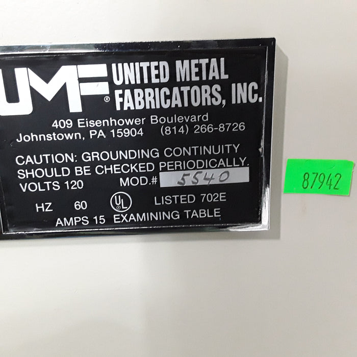 UMF Medical 5540 Exam Table