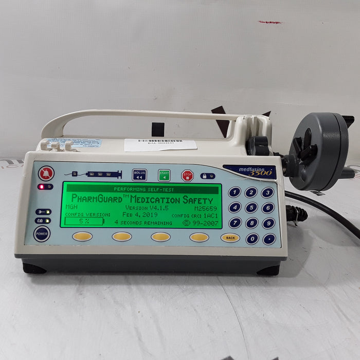 Smiths Medical Medfusion 3500 Syringe Infusion Pump