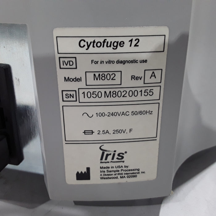 IRIS Medical StatSpin Cytofuge 12 Centrifuge